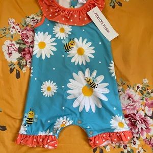 NWT 6 month baby girl flower jumper